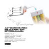 Alat Charger Baterai Usb Isi Ulang 3 Slot Desktop Charger A2 A3 AA AAA