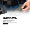 E87 Sabuk Anti Metal Detector Gesper Tali Ikat Pinggang Anti XRay Belt