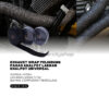 EXHAUST WRAP PELINDUNG PANAS KNALPOT LAKBAN KNALPOT UNIVERSAL - Hitam