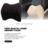 FBRC Bantal Leher Memory Foam Head Neck Rest Pillow  Bantal Mobil Bantal Kepala Leher Jok Kursi Mobil Headrest
