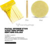 Spon Facial Kentang 1 Lusin 12pcs Spons Kentang Stick Sponge Kecantikan Spons Pembersih - Kuning