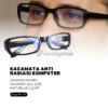 Kacamata Anti Radiasi Kaca Mata Komputer Pc Laptop Tv Glasses