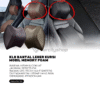 KL8 Bantal Leher Mobil Bantal Kepala Leher Jok Kursi Mobil Memory Foam Bahan Kulit Elegan dan Mewah
