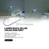 Lampu Baca 28 LED Colok USB Port Fleksibel Lampu Laptop Lampu Kerja