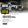Lampu Led Sorot Offroad 72W 12V Led Bar Cree CWL 24 Mata 2 Susun - Putih