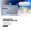 LBM Car LED Portable Multifungsi Lampu Interior Lamp USB Kabin Mobil RGB Lampu Baca Mobil Reading Lights