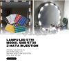 Lampu LED Strip Modul SMD 5730 3 Mata Injection Module 12V 3 Titik LED