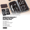Menicure Pedicure 7 in 1 Nail Art Set Gunting Kuku Kit Alat Manikur
