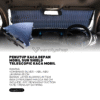 Sun Shield Telescopic Tabir Surya Kaca Depan Mobil Anti Panas 65 Cm