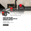 Saklar Switch Tombol Stang Motor On Off LED Motor Lampu UNIVERSAL