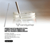 Sedotan Stainless Steel LURUS Straw Sedotan Metal Ramah Lingkungan