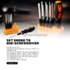 Set Obeng TG 8in1 Screwdriver Obeng Serbaguna Kunci Set Perkakas