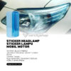 Stiker Lampu Mobil Lampu Motor StikerHybrid Sticker Headlamp Headlight - Biru