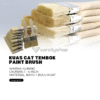 Kuas Cat 1inch 2inch 3inch 4inch Alat Kuas kayu Cat Tembok Paint Brush - 2Inch