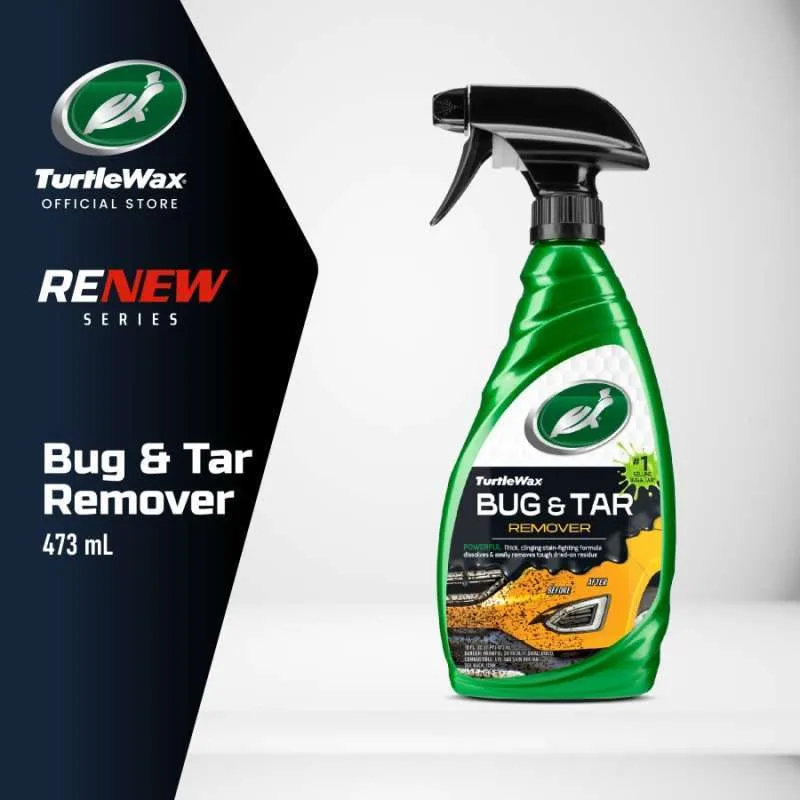 ORIGINAL Turtle Wax Bug & Tar Remover 473 mL Penghilang Aspal Noda Lem Getah - Gambar 4
