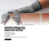 Sarung Tangan Anti Pisau Anti Potong Anti Gores Cocok Untuk Dewasa Cut Resistant Gloves