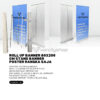 Roll Up Banner 80x200cm Tirai Banner Stand Banner Poster Rangka Saja