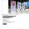 Stand Banner Door Frame 80x180cm  Doorframe Banner Poster Display