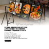 Stand Banner Lipat Tipe A Pavement Stand 1 Sisi  60 x 90 cm Standing Banner Promosi Type A