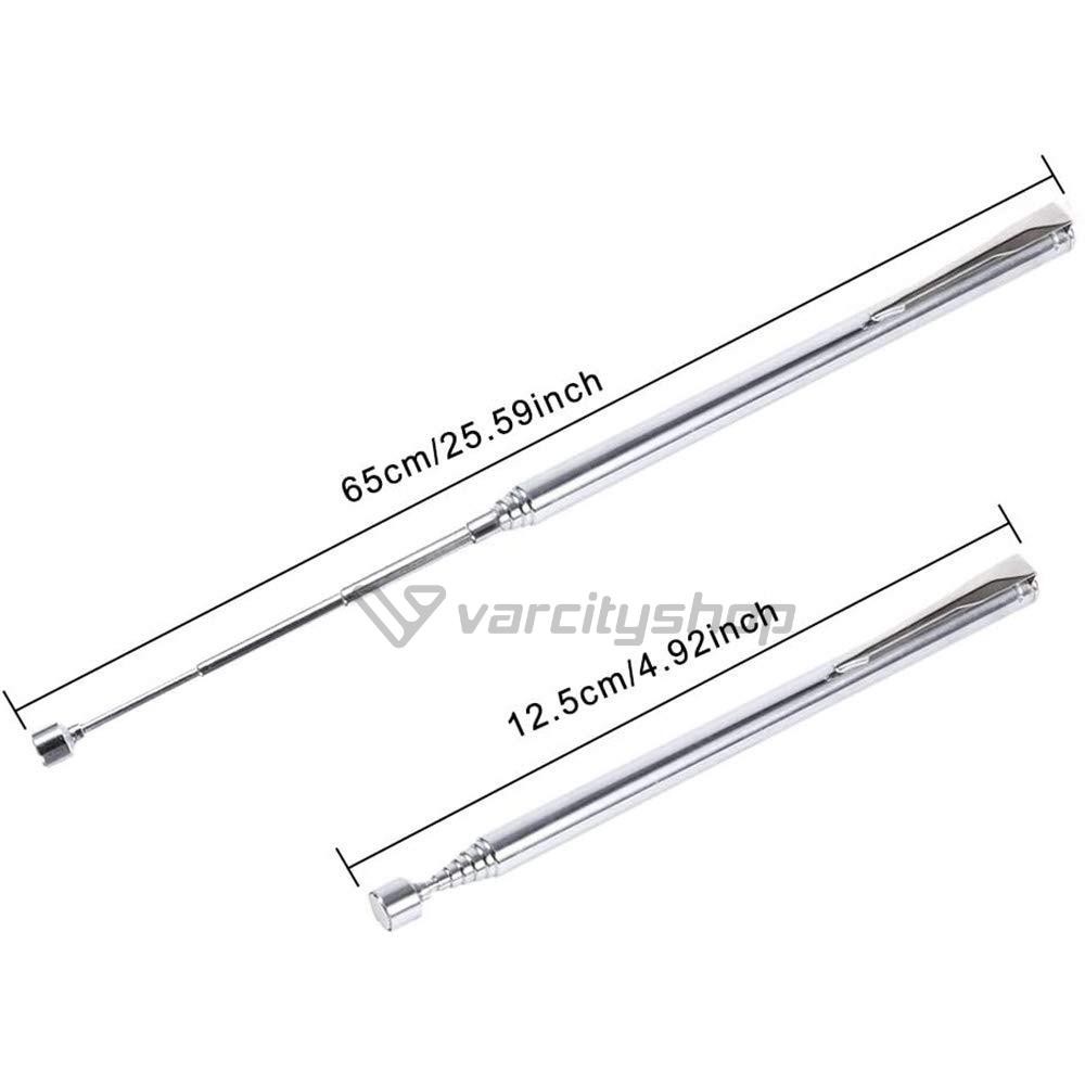 Tongkat Magnet Teleskopik Pen Pick Up Tool Stick Telescopic Tools Panjang Pendek Sampai 65cm - Gambar 4
